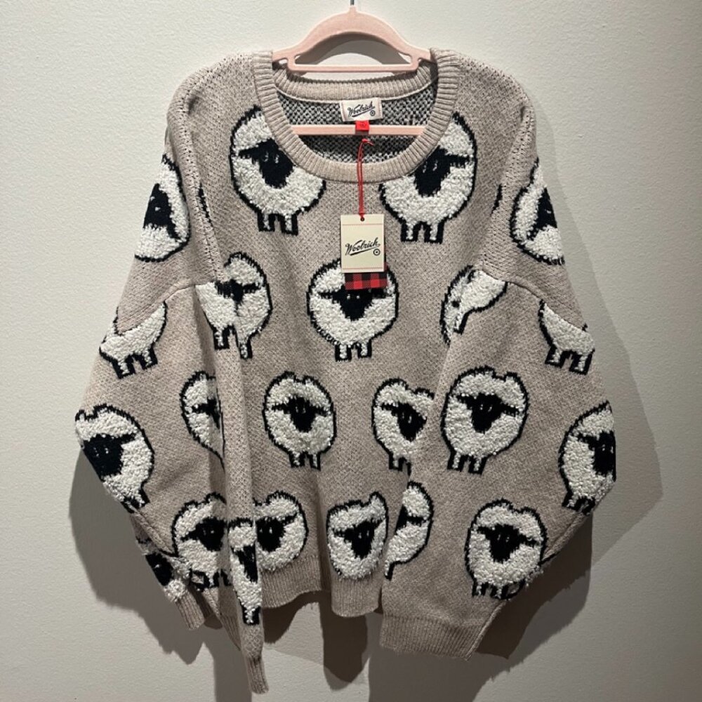 Woolrich x Target Unisex Sheep Sweater NWT 2XL